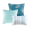 Pemberly Row 6-Piece Quilted Microfiber Coverlet Set in Blue