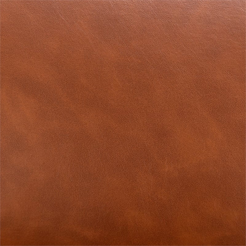 Pemberly Row Modern Executive Office Chair Cognac Bonded Leather