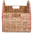 Pemberly Row Rainbow Wicker Basket Storage Natural & Woven Water Hyacinth