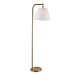 Pemberly Row Contemporary Transitional Floor Lamp in Gold Metal
