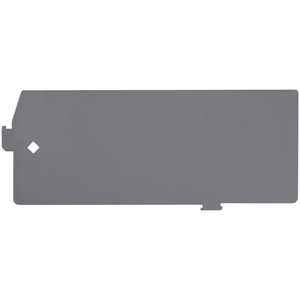 Pemberley Row Metal Platinum Gray Divider Kit Rectangular 5&quotH x 12.38&quotD Assembled