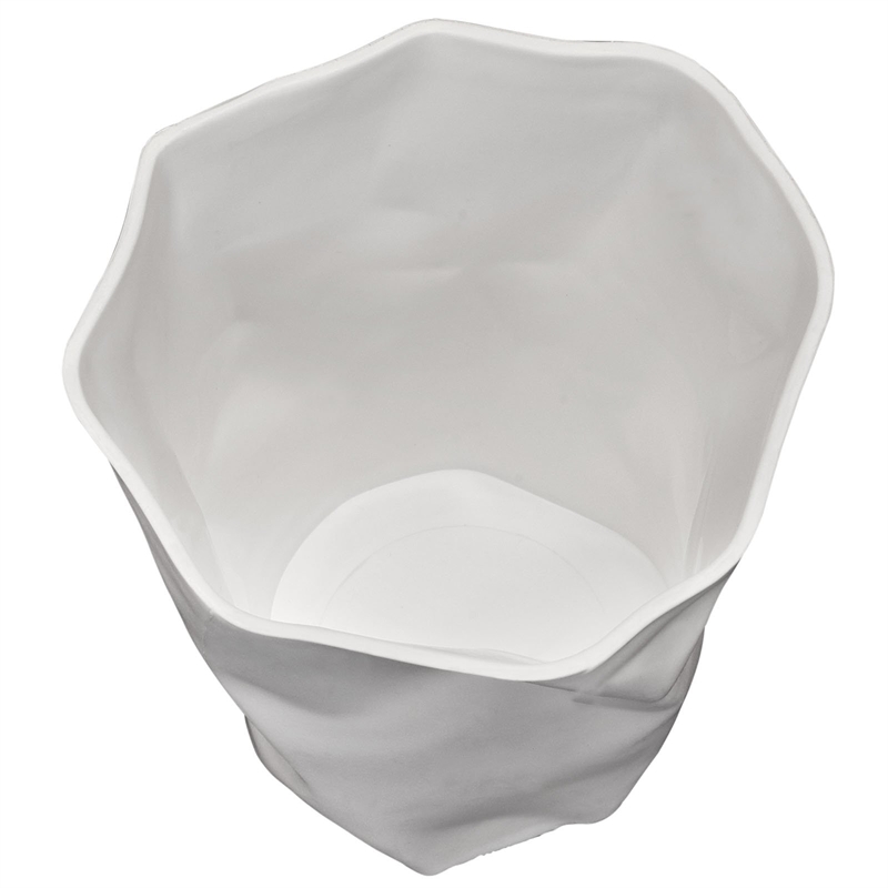Pemberly Row Modern / Contemporary Plastic Pencil Holder in White