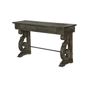 Pemberly Row Modern / Contemporary Console Table in Peppercorn