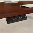 Pemberly Row 72W x 30D Adjustable Desk Set in Hansen Cherry - Engineered Wood