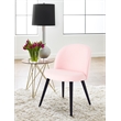 Pemberly Row Modern / Contemporary Vanity Chair in French Pink