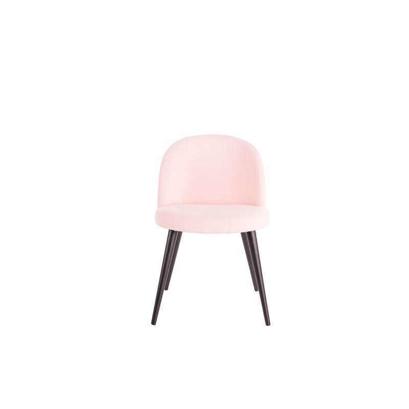 Pemberly Row Modern / Contemporary Vanity Chair in French Pink