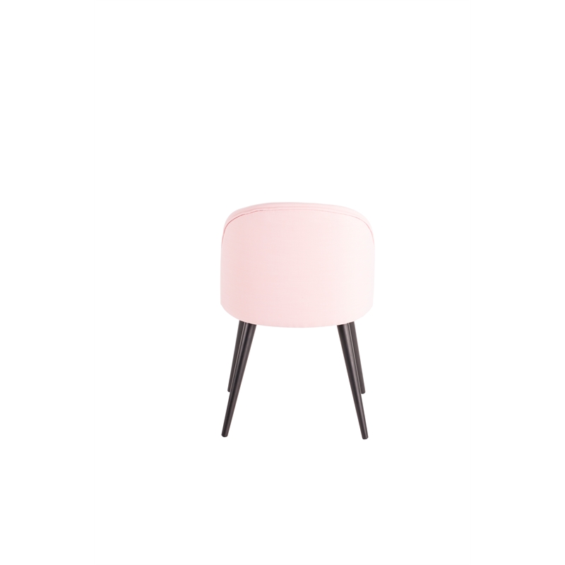 Pemberly Row Modern / Contemporary Vanity Chair in French Pink