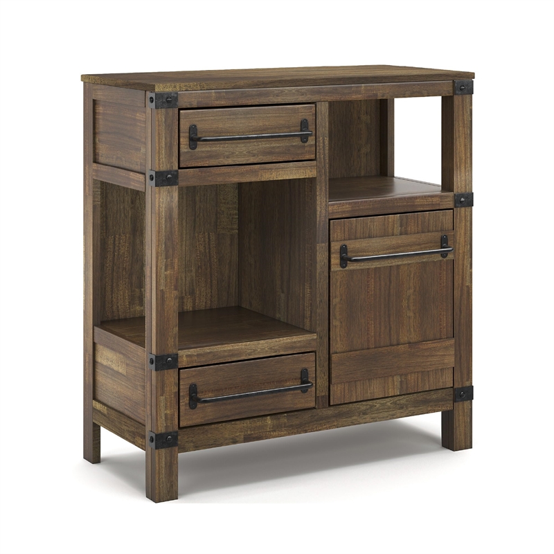 Pemberley Row Veneers Light Brown Accent Cabinet Rectangular 36.13