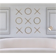 Pemberly Row Modern / Contemporary Gold Stainless Steel Wall Decor