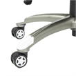 Pemberly Row Gaming Chair in Black Faux Leather with White Accents