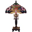 Pemberly Row Tiffany-style 2 Light Dragonfly Table Lamp 19