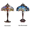 Pemberly Row Tiffany-style 2 Light Dragonfly Table Lamp 17