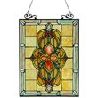 Pemberly Row Modern / Contemporary Tiffany-glass Window Panel 18x25