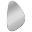 Pemberly Row Modern / Contemporary Large Frameless Wall Mirror 24x39