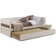 Pemberly Row Solid Wood Twin Daybed and Trundle Set in White