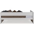Pemberly Row Solid Wood Twin Daybed and Trundle Set in White
