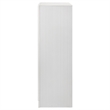 Pemberley Row MDF White Chest Rectangular Glittering Stripes 51.5