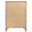 Pemberley Row MDF White Chest Rectangular Glittering Stripes 51.5