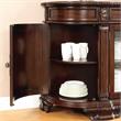 Pemberly Row Modern Wood Multi-Storage Buffet in Brown Cherry