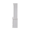 Pemberly Row Mahogany Wood Bookcase 5 Doors 3 Drawers in Classic White