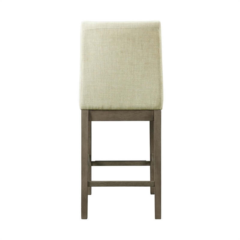 Pemberly Row Modern / Contemporary Counter Side Chair in Gray