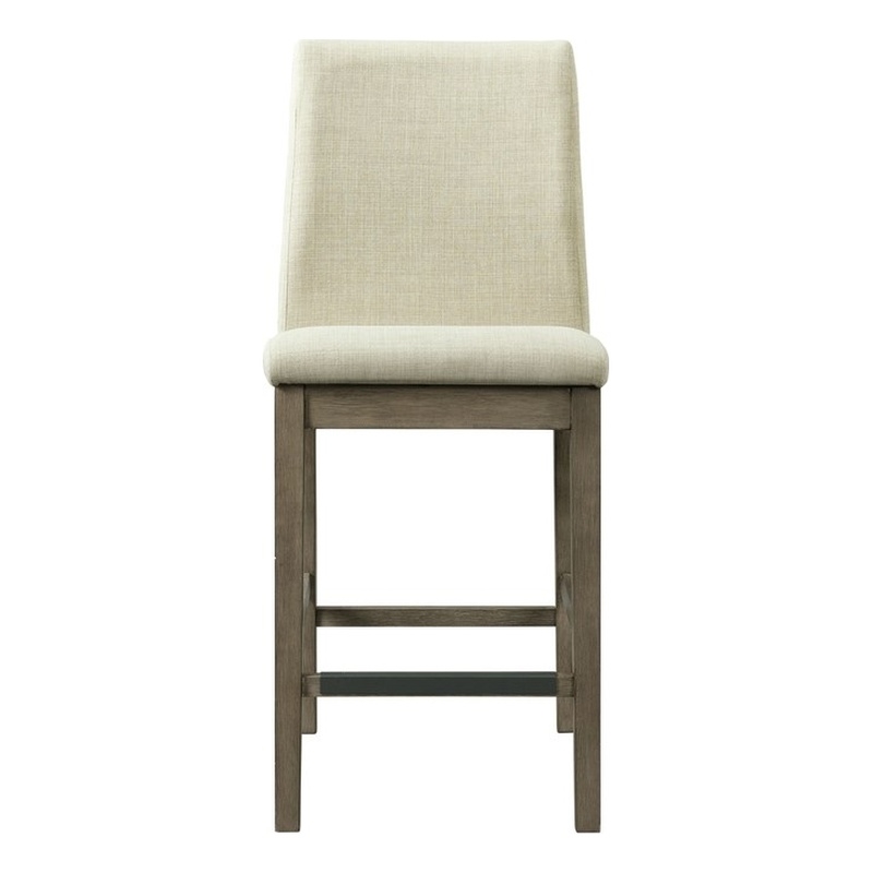 Pemberly Row Modern / Contemporary Counter Side Chair in Gray