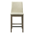 Pemberly Row Modern / Contemporary Counter Side Chair in Gray