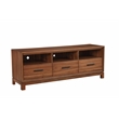 Pemberly Row Modern / Contemporary TV Console in Honey Maple (Brown)