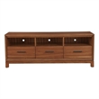 Pemberly Row Modern / Contemporary TV Console in Honey Maple (Brown)