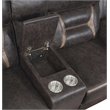 Pemberly Row 3-piece Faux Leather Upholstered Motion Living Room Set Brown