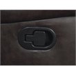 Pemberly Row 3-piece Faux Leather Upholstered Motion Living Room Set Brown