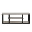 Pemberly Row Turn-N-Tube Wood Entertainment TV Stand for TV up to 50