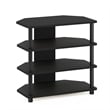 Pemberly Row Engineered Wood 4-Tier Petite TV Stand for TV up to 25