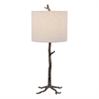 Pemberley Row Cast Iron Bronze Table Lamp Round Contemporary 30