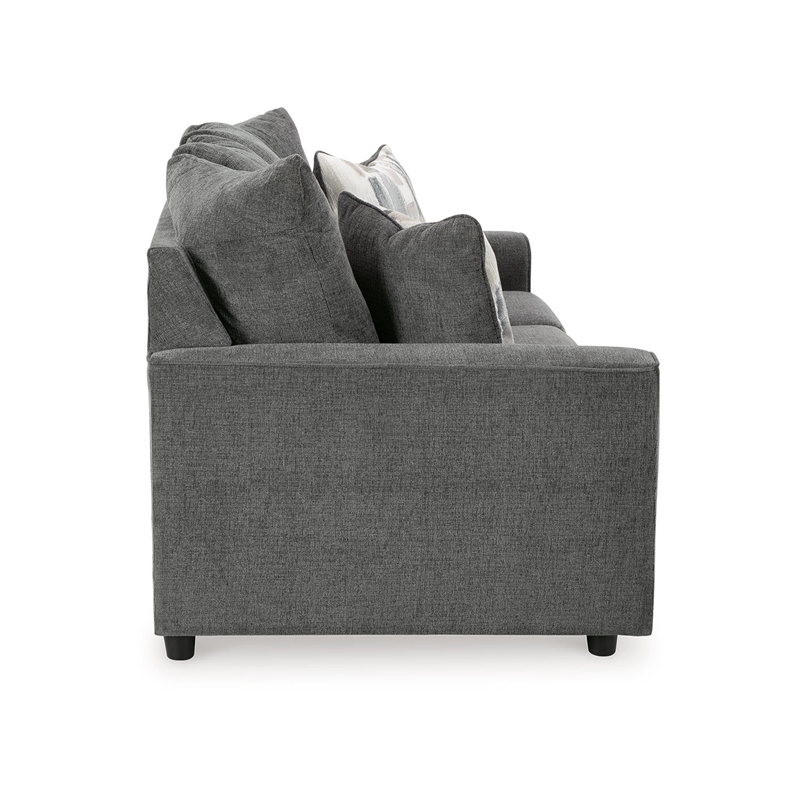 Pemberly Row Modern / Contemporary Fabric & Wood Sofa in Gray