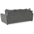 Pemberly Row Modern / Contemporary Fabric & Wood Sofa in Gray