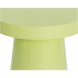 Pemberly Row Modern Concrete End Table - Small - Light Green