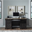 Pemberly Row Modern 5 Piece Jr Executive Set - Aged Charcoal