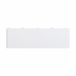 Pemberley Row Natural Rattan White Dresser Horizontal Felt-Lined Drawers Assembled