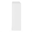 Pemberly Row Modern Color Changing Electric Fireplace in White