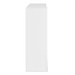 Pemberly Row Modern Color Changing Electric Fireplace in White