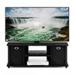 Pemberly Row Wood Entertainment Center w/Storage Bins for TV up to 50