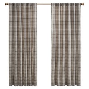 Pemberly Row Polyester Jacquard Panel with Fleece Lining in Brown
