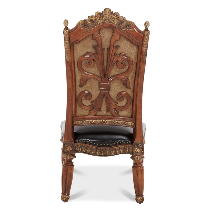 Pemberly Row Modern Wood Dining Side Chair - Set of 2 - Chestnut