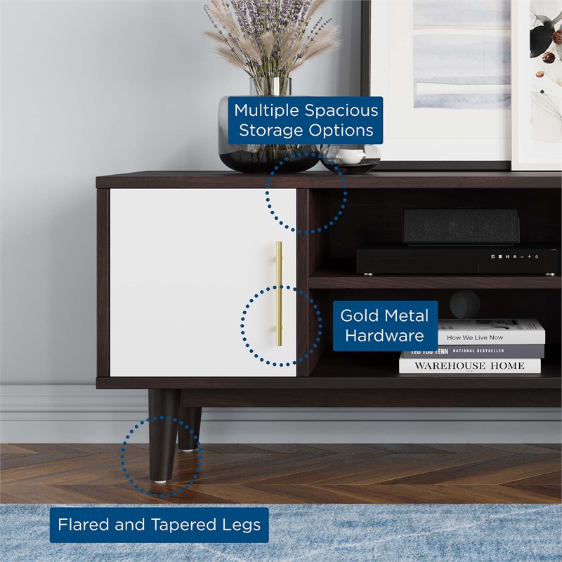 Pemberly Row Wood TV Stand for TVs up to 46