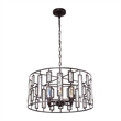 Pemberly Row 4-Light Metal Ceiling Pendant in Oil Rubbed Bronze