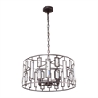 Pemberly Row 4-Light Metal Ceiling Pendant in Oil Rubbed Bronze