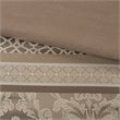 Pemberly Row 7-Piece Jacquard Microfiber Comforter Set in Brown