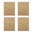 Pemberly Row 4-Piece Wood Framed and Fabric Herbal Botany Canvas Set in Green