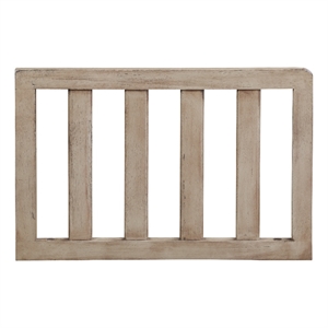 Pemberly Row Modern Traditional Wood Toddler Guard Rail in Natural
